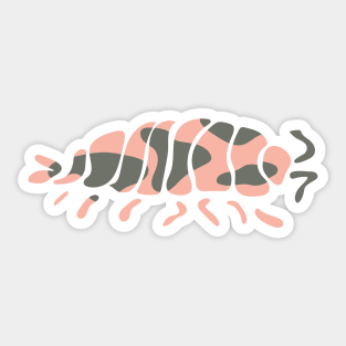 Pink Dairy Cow Isopod Sticker